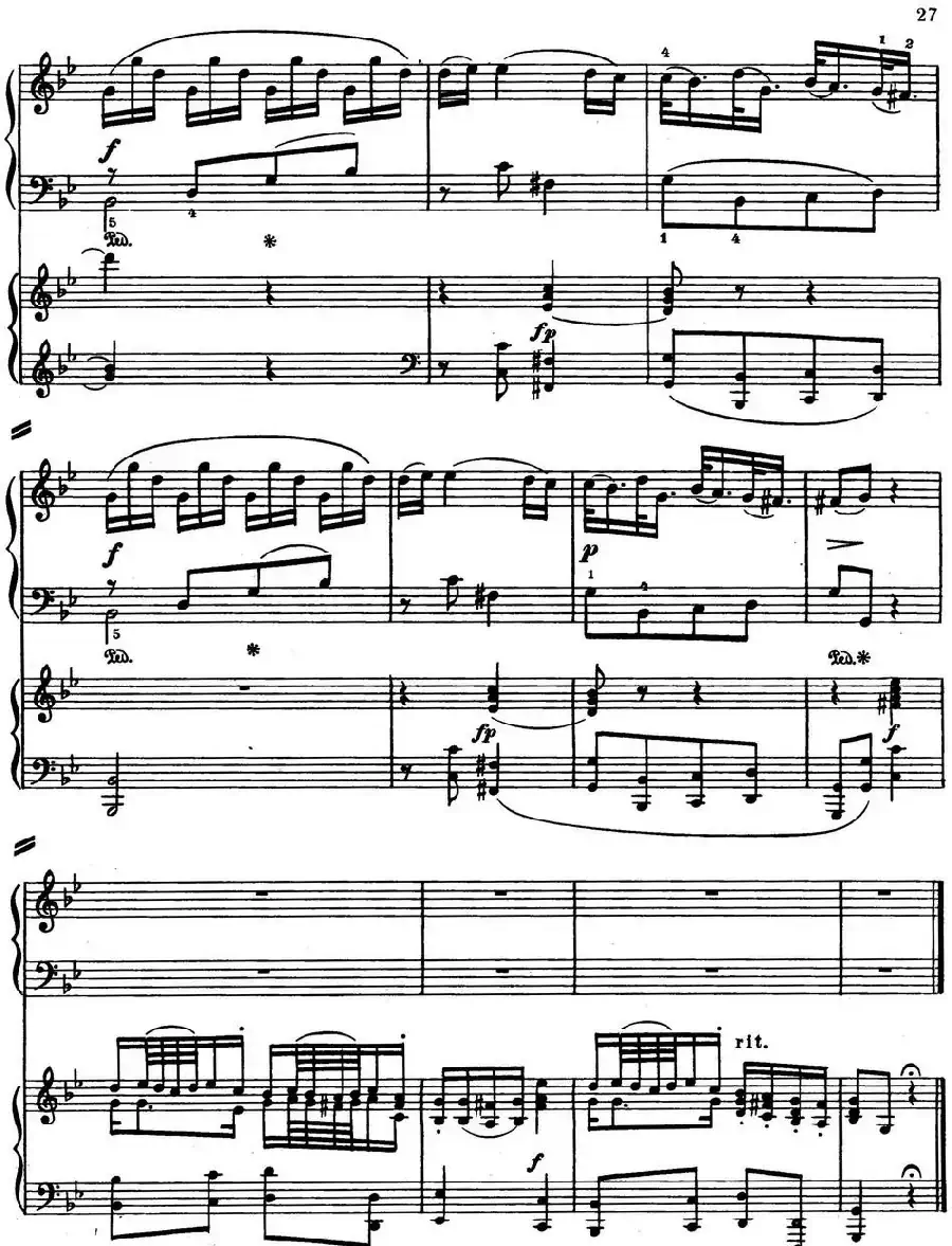 二十八部钢琴协奏曲 No.4