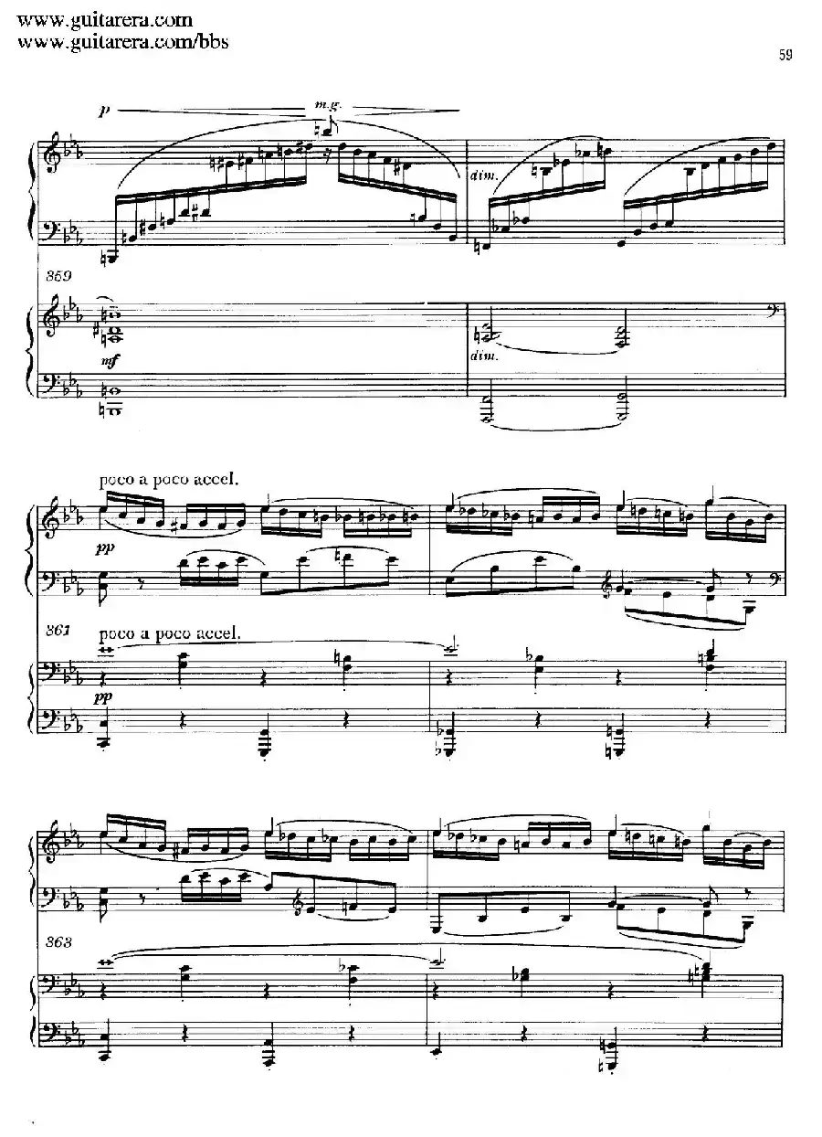 c小调第二钢琴协奏曲 Op.18（双钢琴·第一乐章）