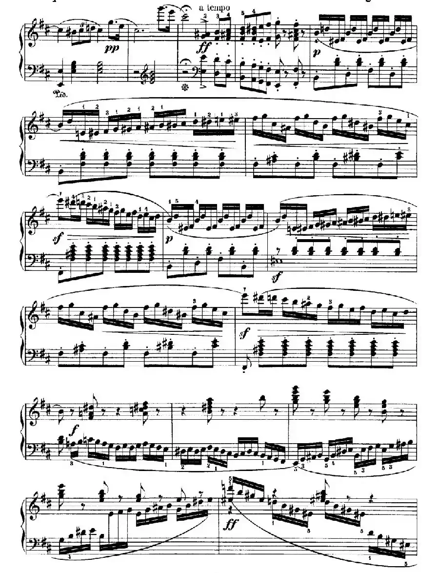 Capriccio Brillante in B Major Op.22（B大调华丽随想曲·钢琴独奏）
