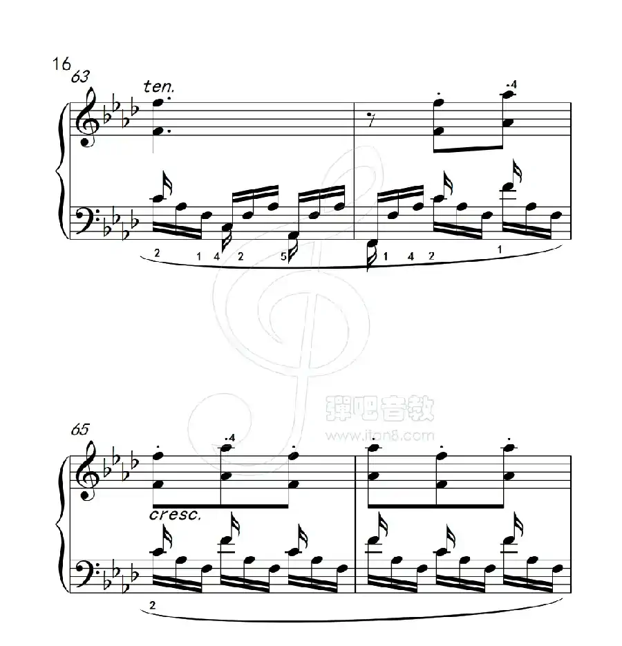 练习曲 57（克拉莫钢琴练习曲60首）