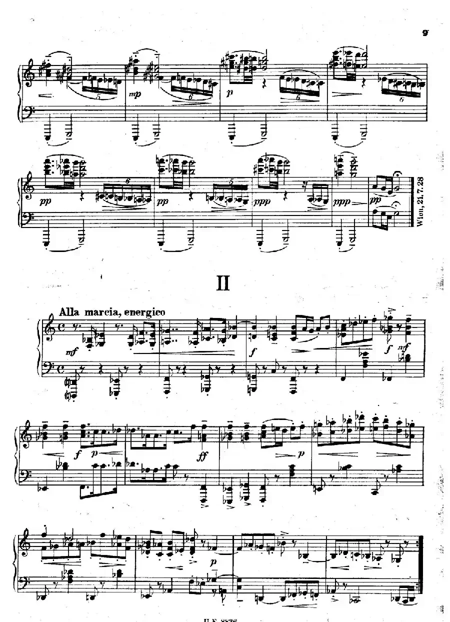 克热内克-第二钢琴奏鸣曲（Piano Sonata No.2 Op.59）