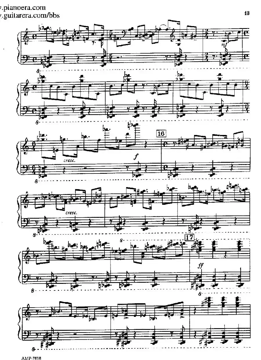 Piano Sonata（钢琴奏鸣曲· 第一乐章）