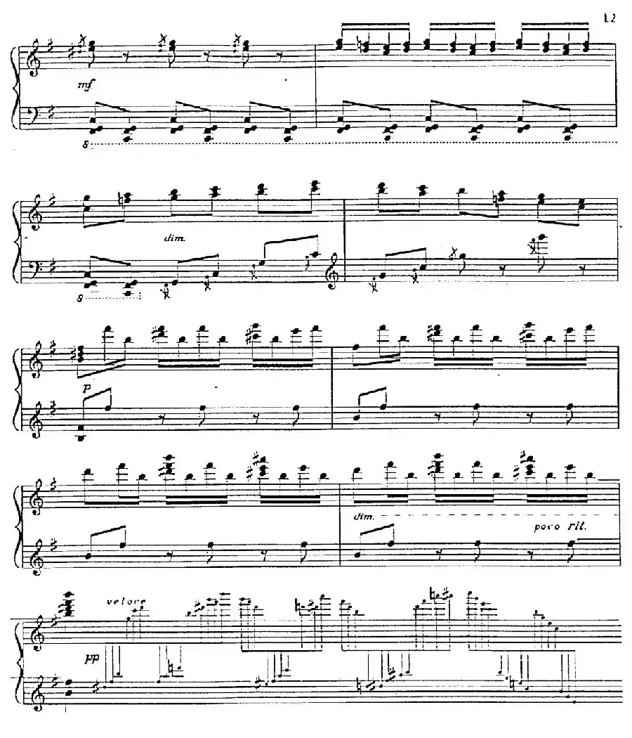 Carmen Variations 12 Pieces（12首卡门主题变奏曲·10）