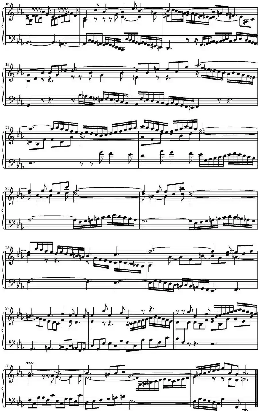 15首巴赫三部创意曲集（NO.2）