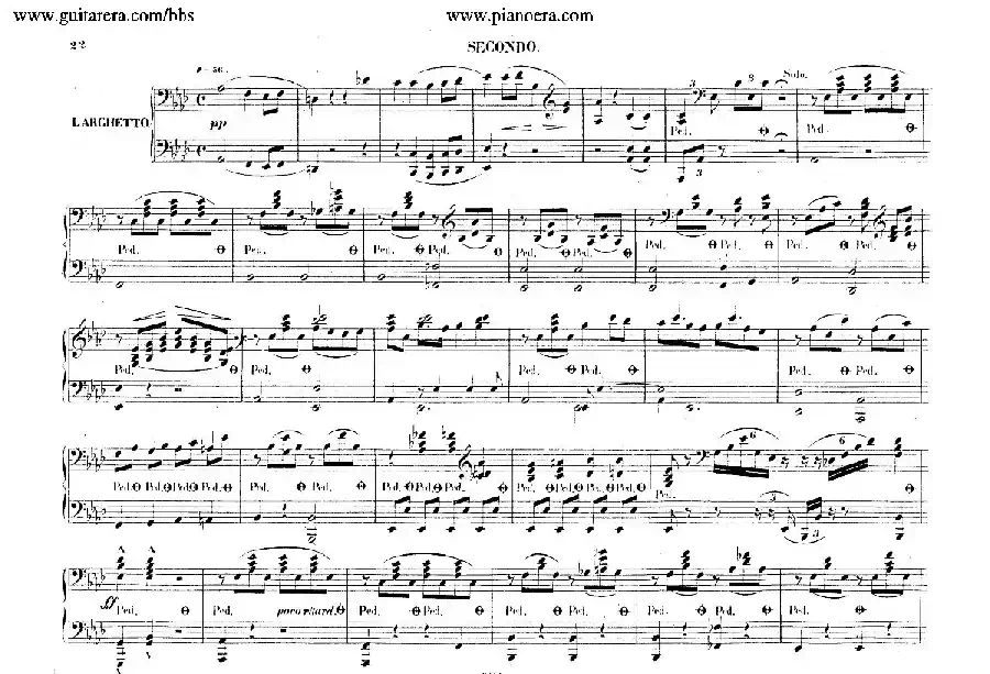 Piano Concerto No.2 in f Minor Op.21（f小调第二钢琴协奏曲·四手联弹版）