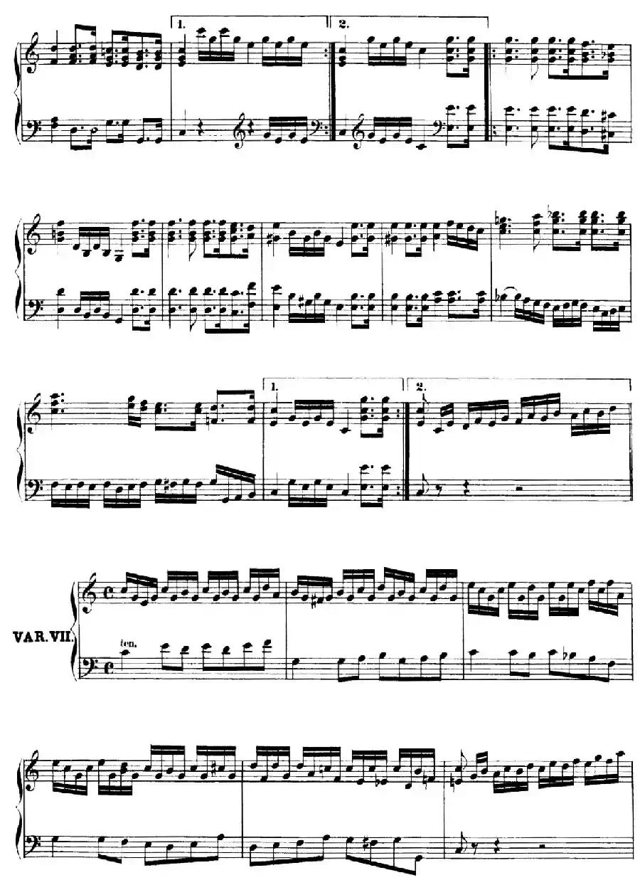 7 Variations in C WoO 78（C大调英国国歌变奏曲）