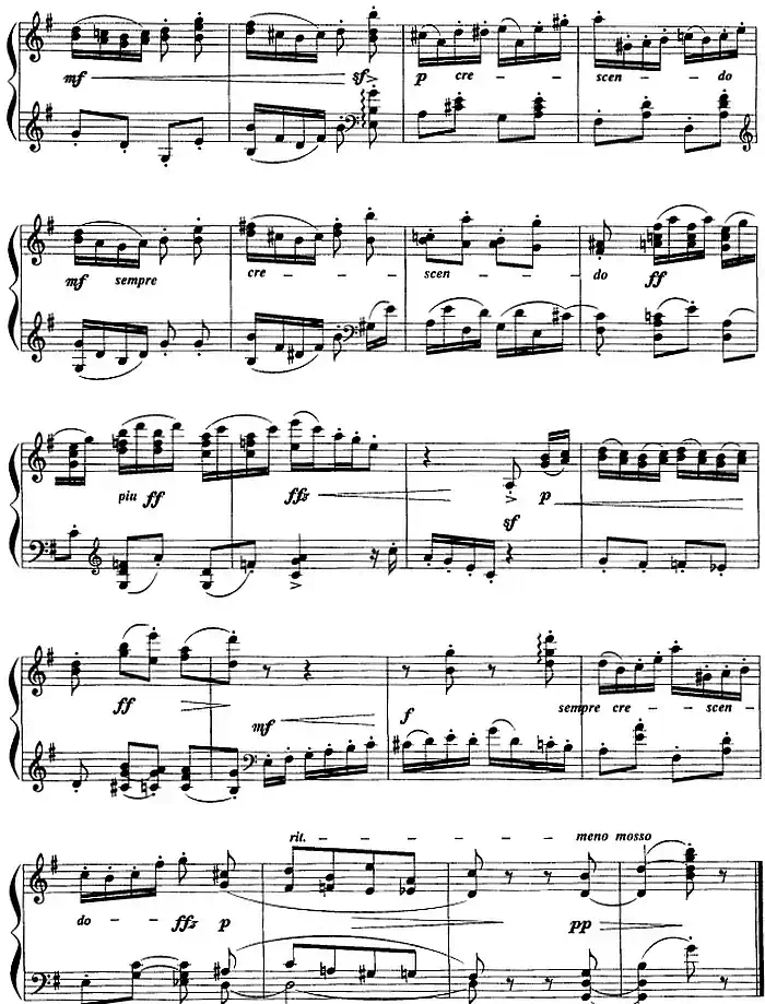 现代钢琴曲：15、幽默曲（Op.79a，No.2）