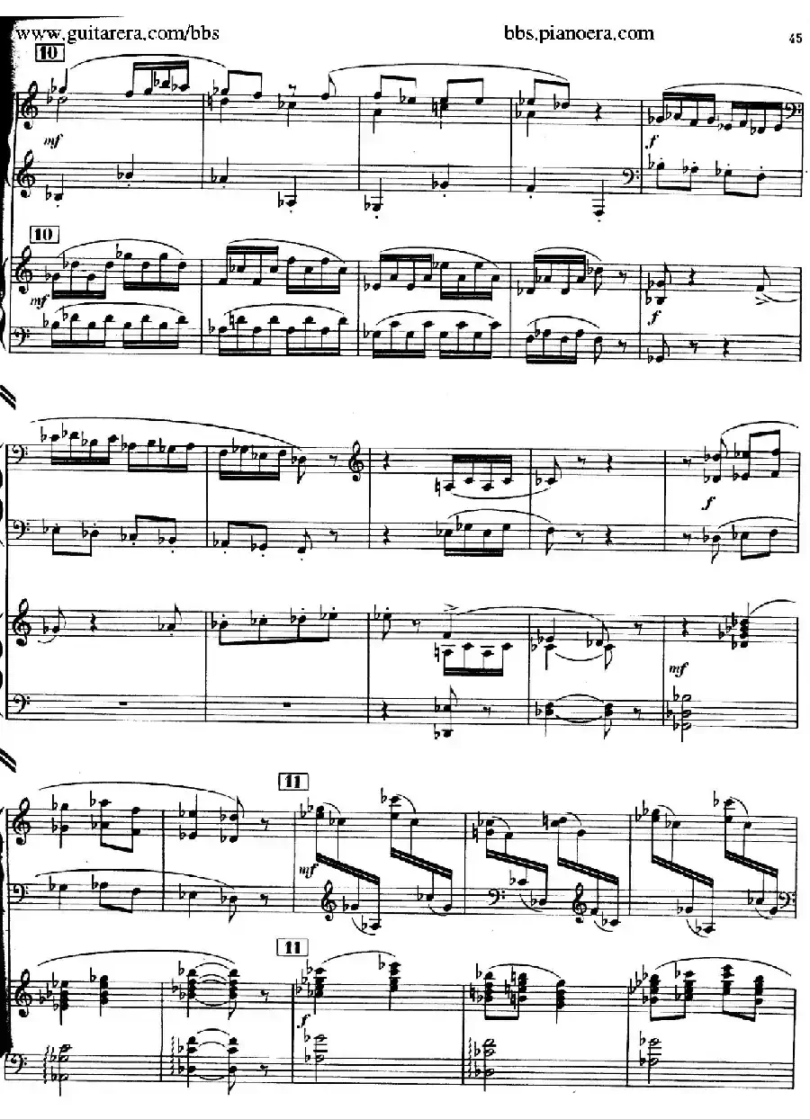 Piano Concerto in c-sharp Minor（升c小调钢琴协奏曲·第三乐章）