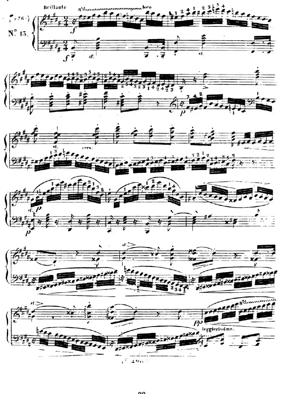 24 Exercices et Preludes Op.21（24首前奏练习曲·13）