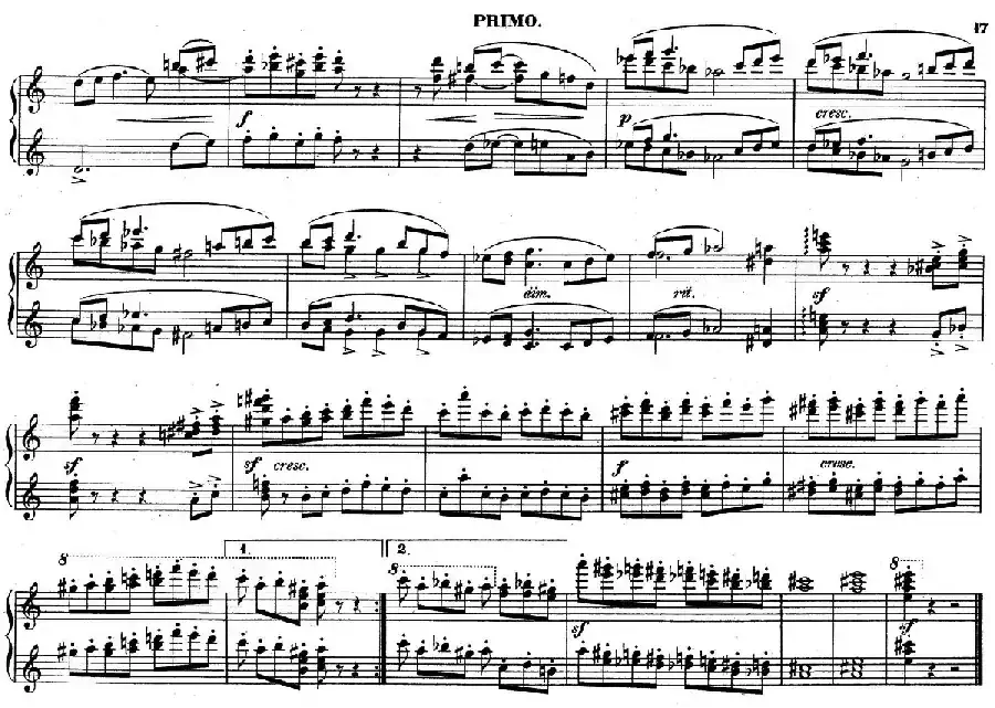 Zwolf Original-Compositionen fur Pianoforte zu 4 Handen Op.57（12首四手联弹小品·12）