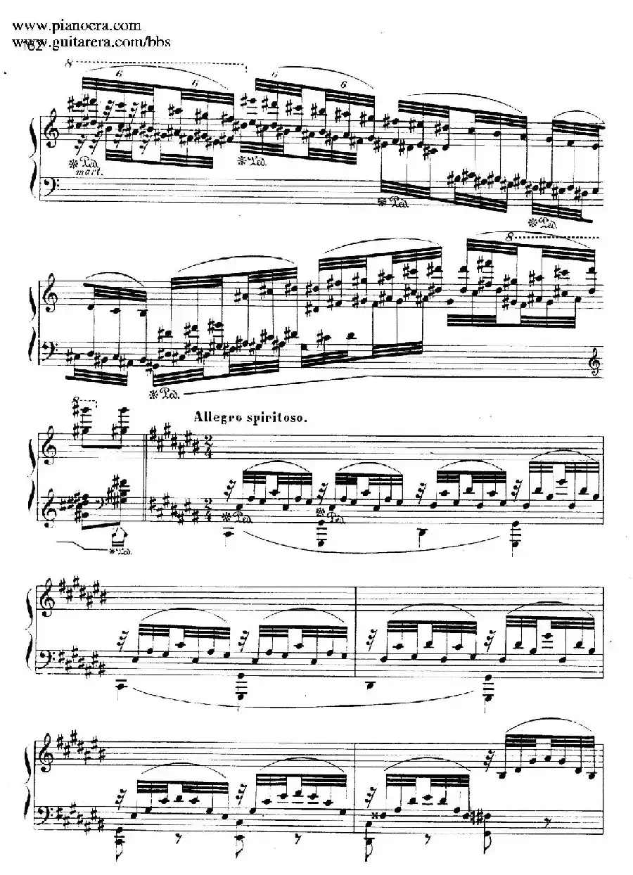 Allegro de Concierto（升C大调音乐会快板）