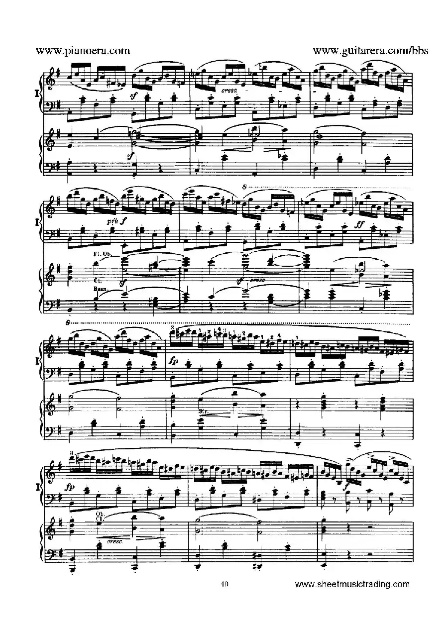 Piano Concerto No.1 in g Minor Op.25（g小调第一钢琴协奏曲·双钢琴）