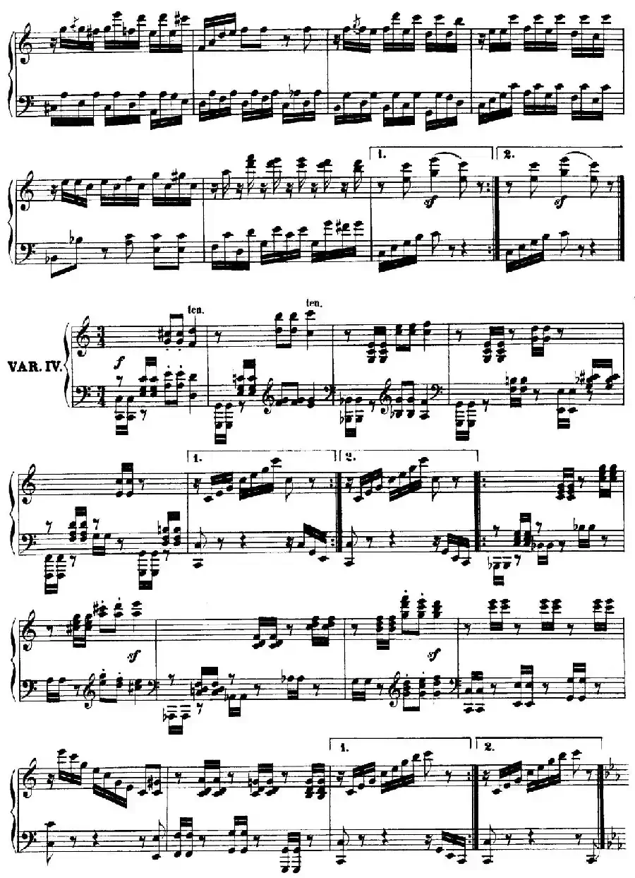 7 Variations in C WoO 78（C大调英国国歌变奏曲）
