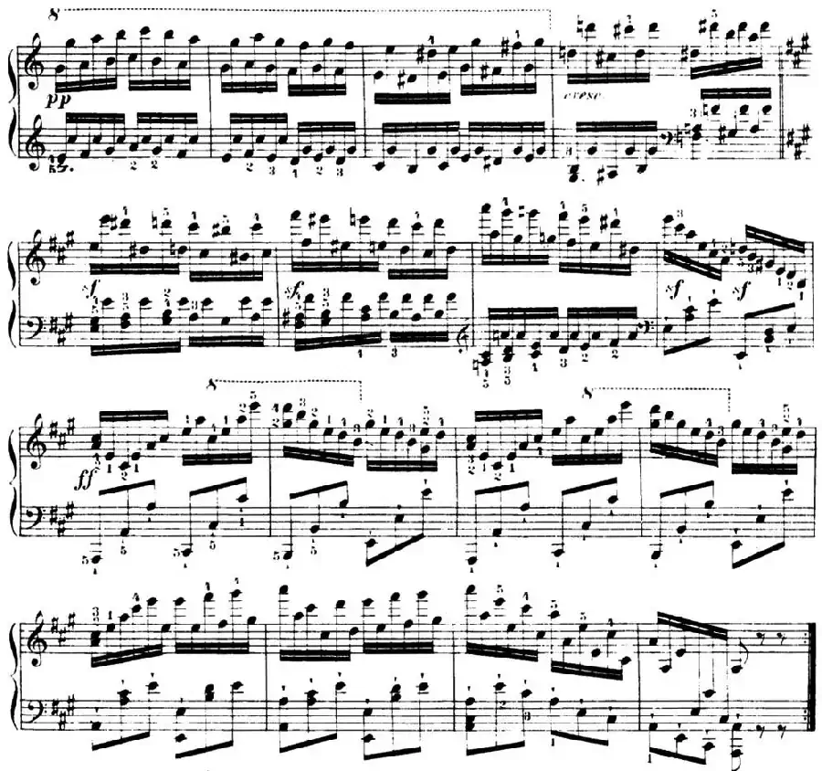 40首车尔尼Op.299钢琴快速练习曲（NO.35）