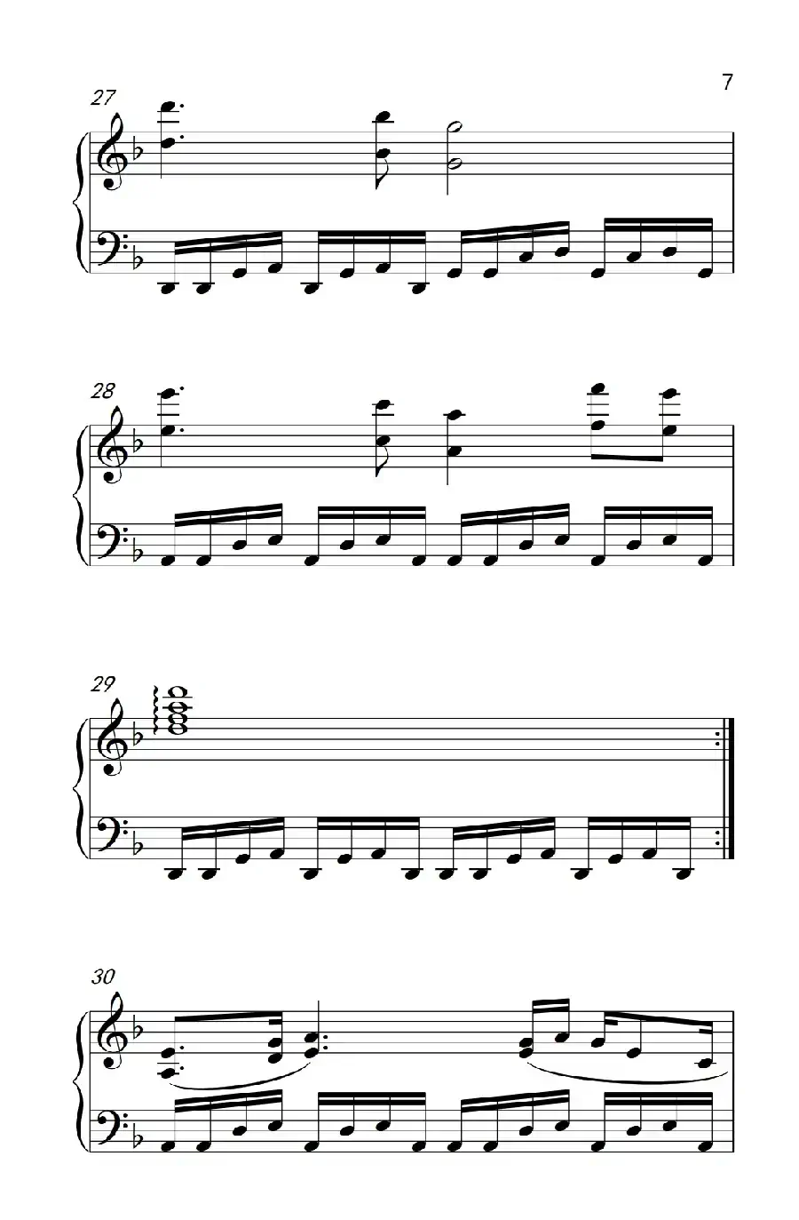 世间始终你好（《弹吧音教》制谱版）