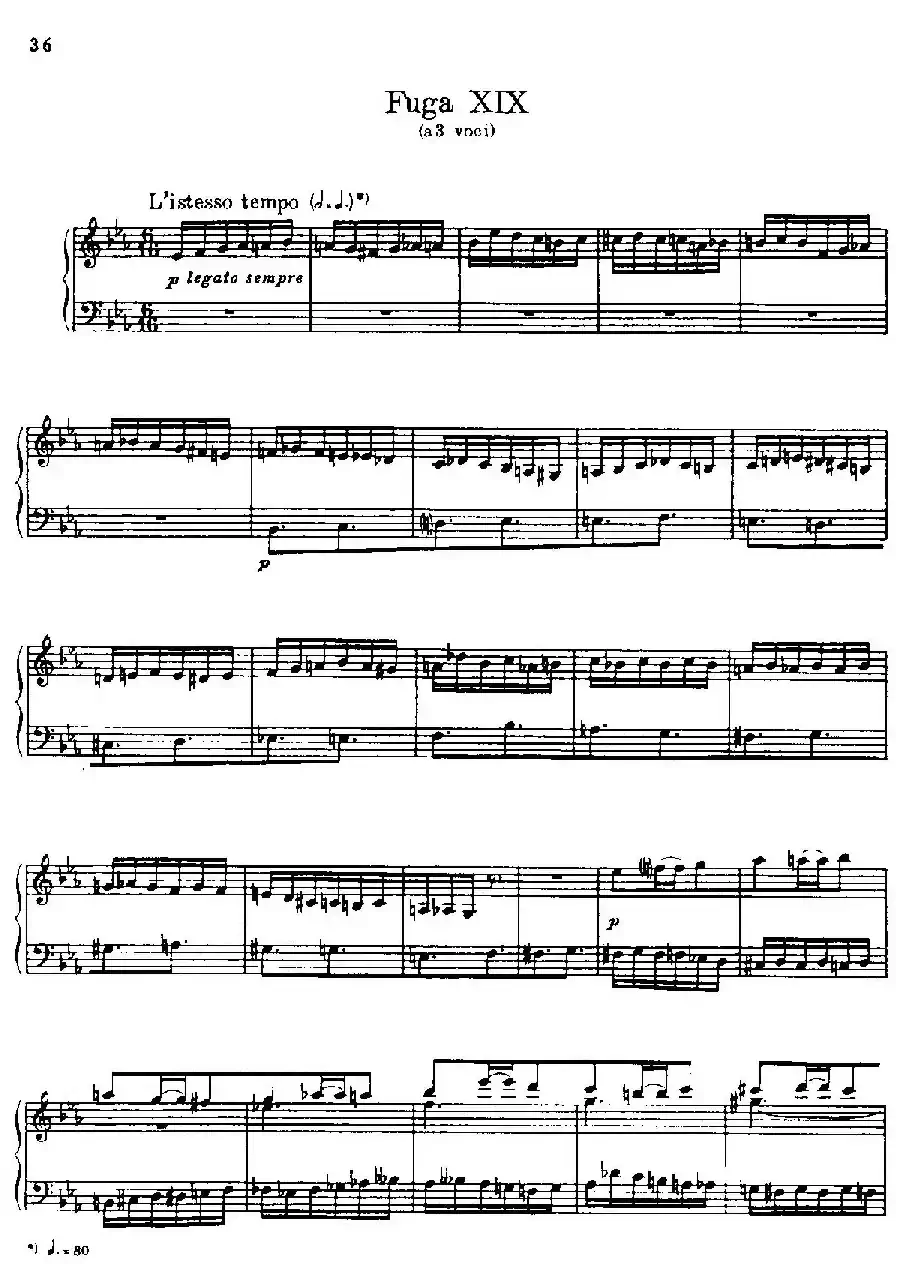 24 Preludes and Fugues Part.2 Op.45（24首前奏曲与赋格·第二部分·19）