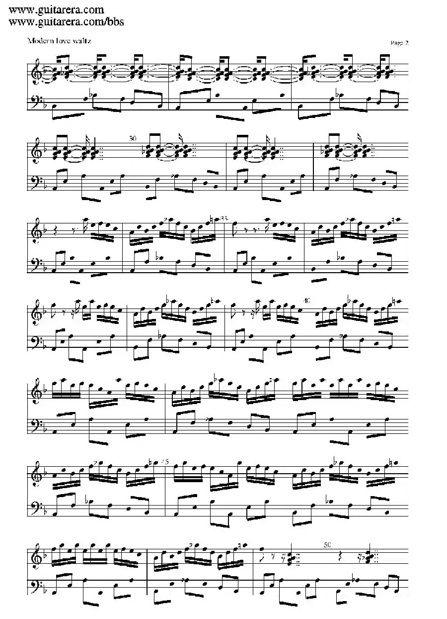 Modern Love Waltz （现代爱情圆舞曲）
