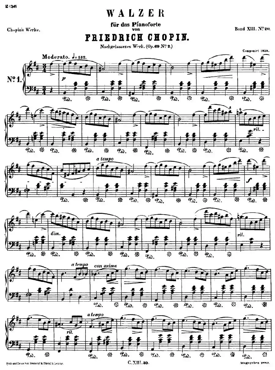 b小调圆舞曲Op.69-2 