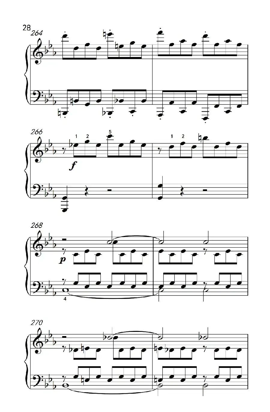 第八钢琴奏鸣曲（悲怆） 极慢的慢板序奏转辉煌的快板