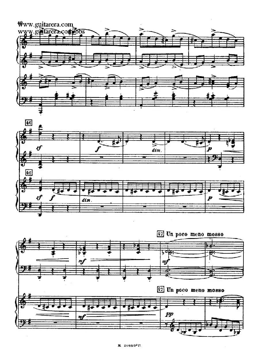 第二双钢琴组曲 Suite for Two Pianos No.2 Op.17（2. 圆舞曲 Valse）