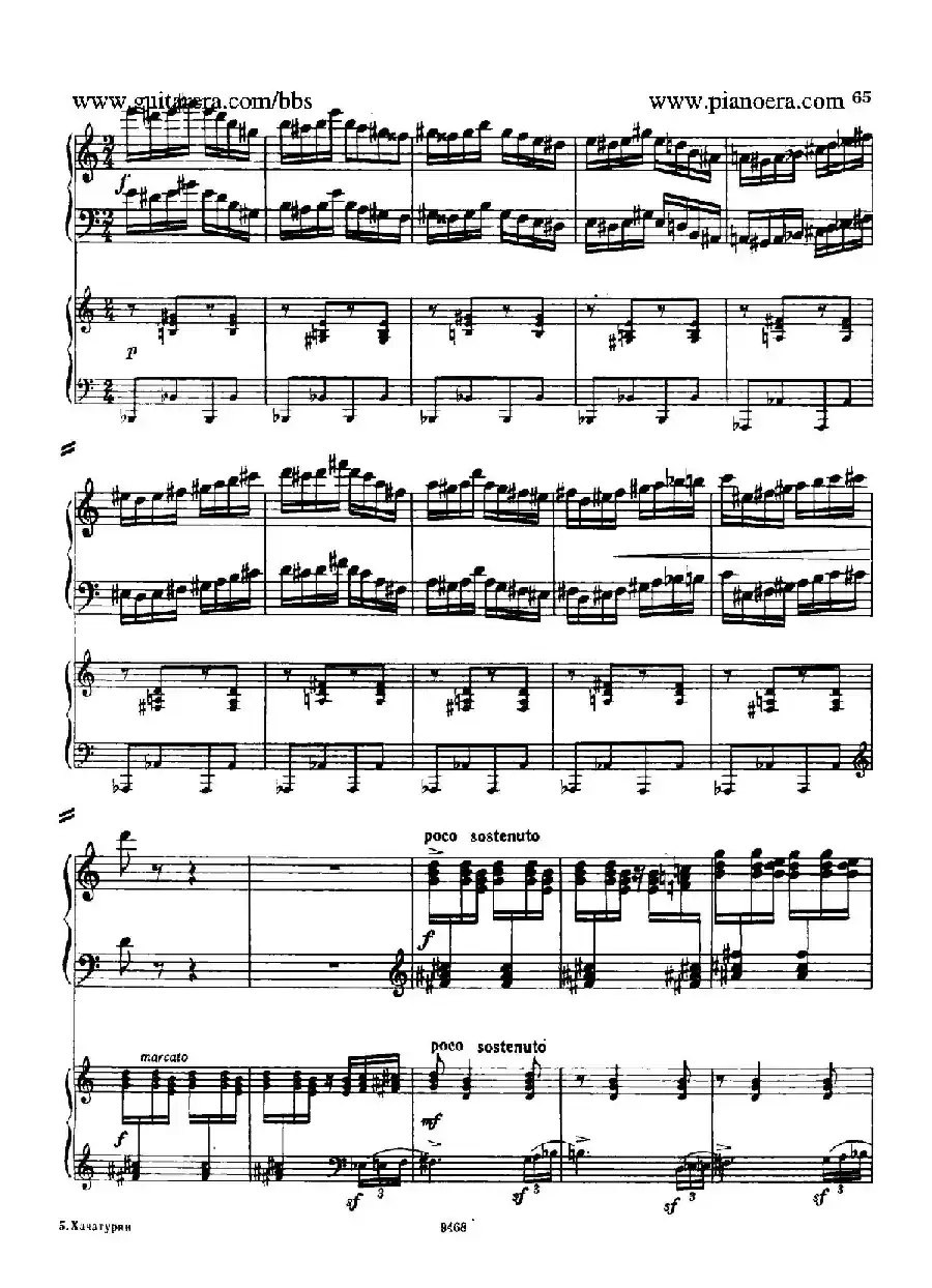 Piano Concerto in D-flat Major Op.37（降D大调钢琴协奏曲·Ⅲ·双钢琴）