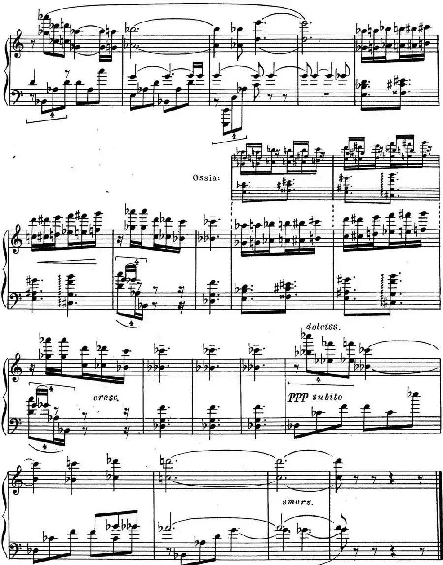 斯克里亚宾 钢琴练习曲 Op.65 No.1