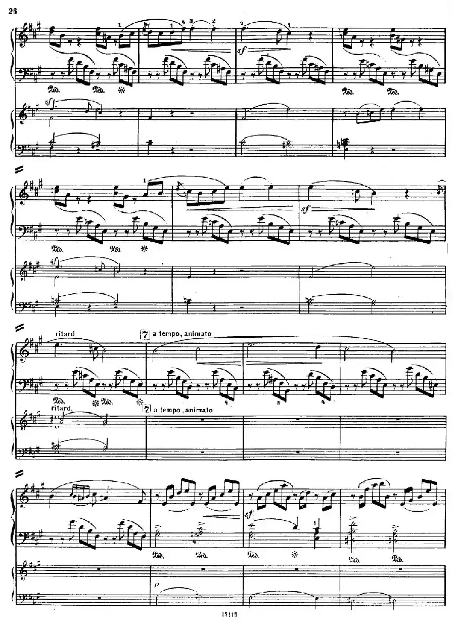 Piano Concerto in a Minor Op.54（a小调钢琴协奏曲·双钢琴）
