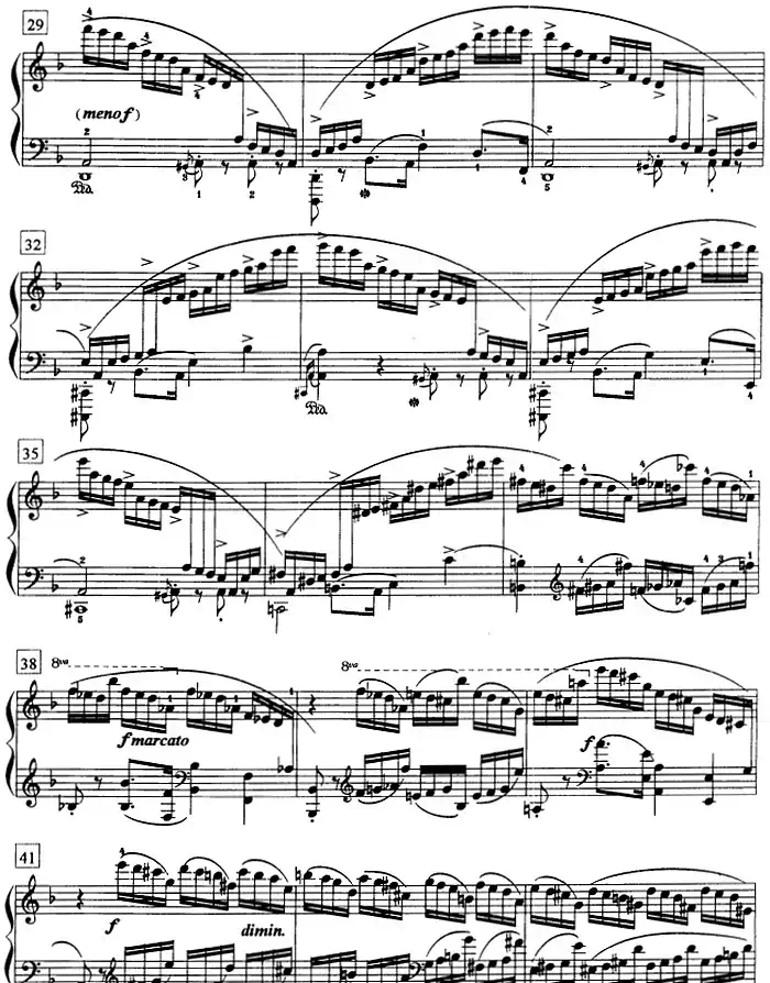 钢琴教程第八级 练习曲（Op.10 No.8）