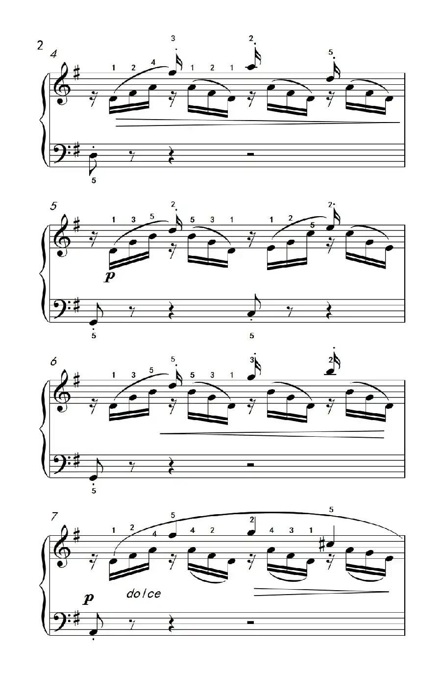 燕子（老年大学 钢琴教程 3）