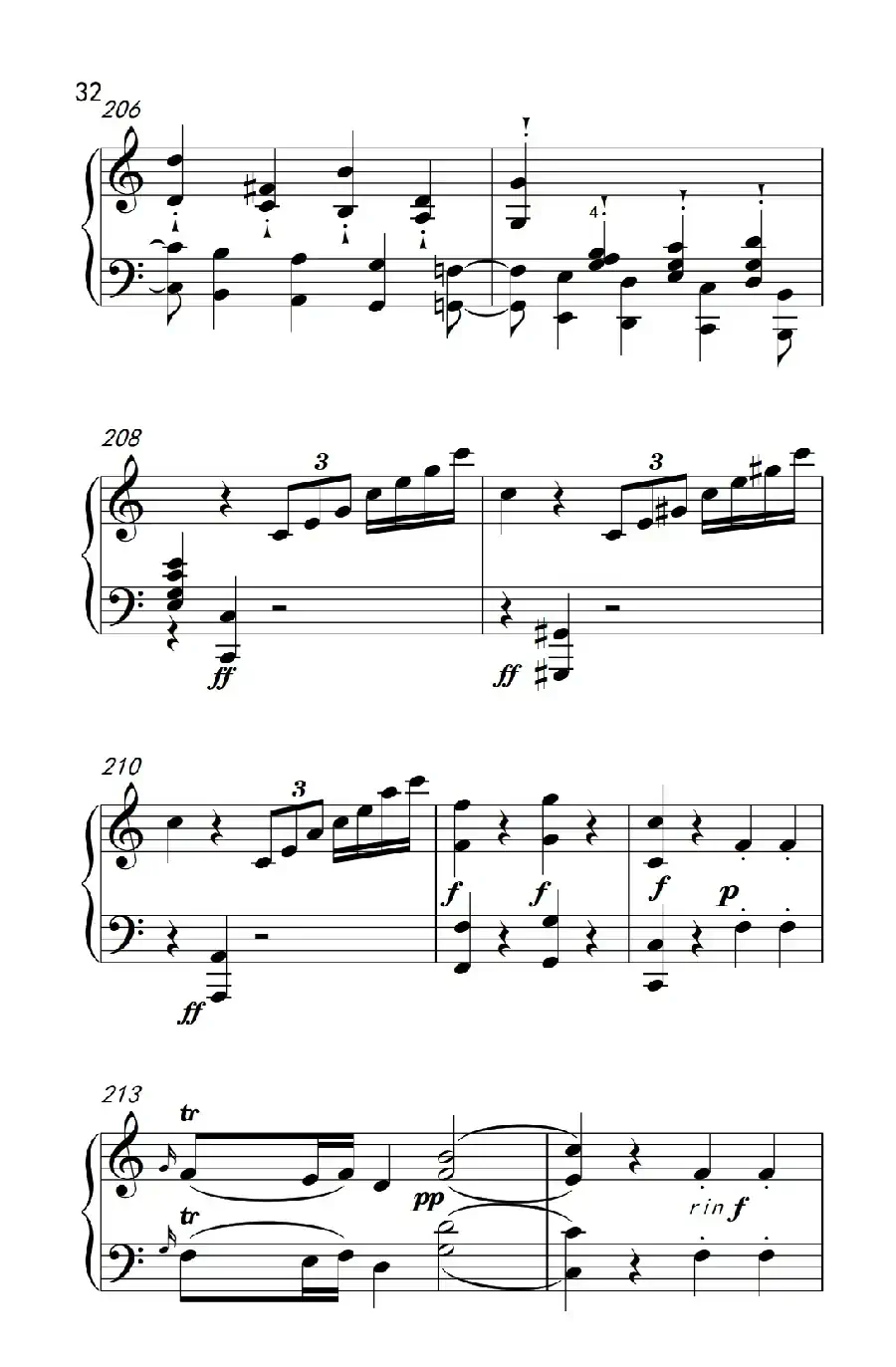 奏鸣曲 Opus 2 Nr.3 第一乐章(贝多芬奏鸣曲集 1)