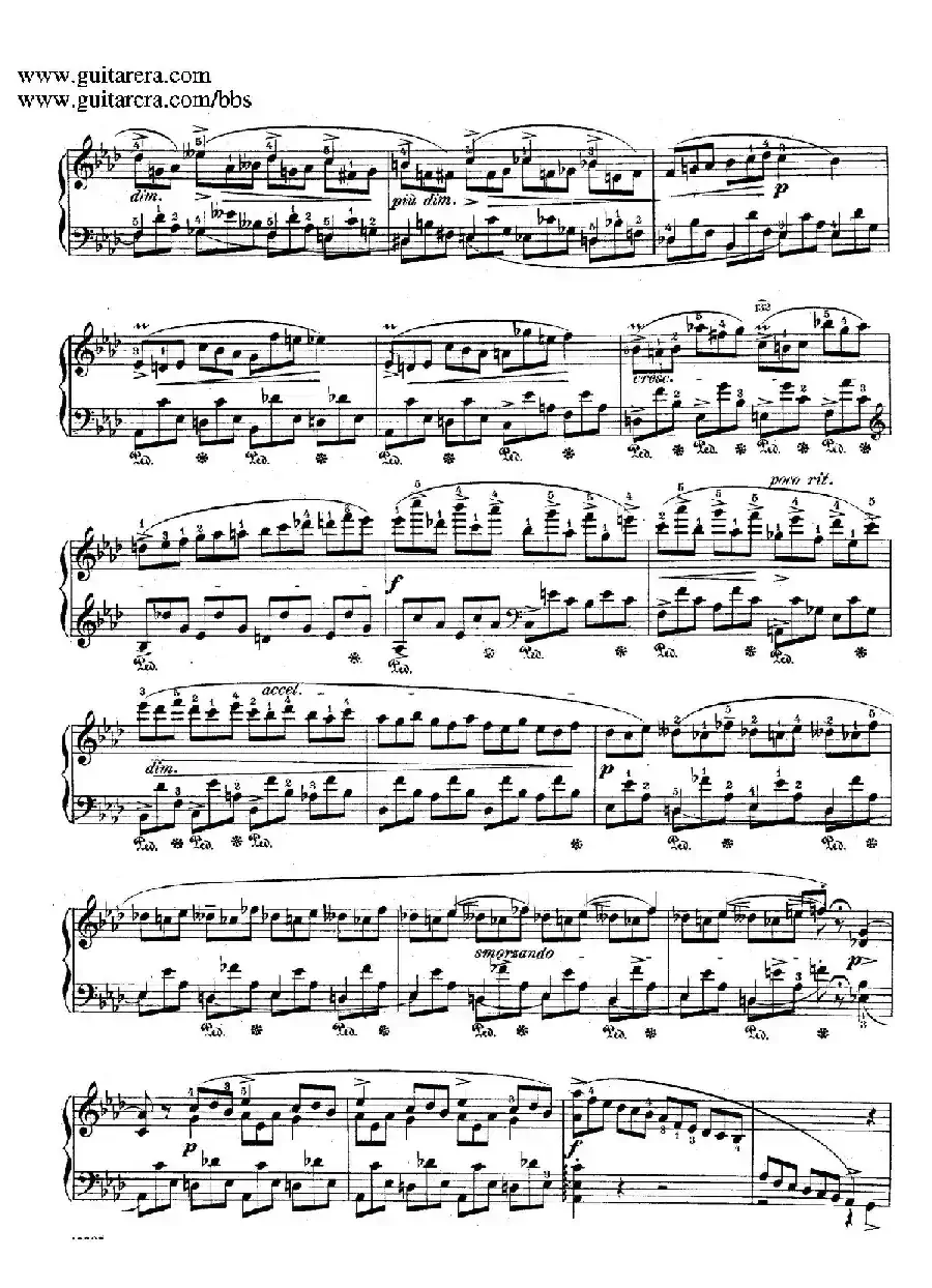 Impromptu in D-flat Major Op.29（降A大调第一即兴曲）