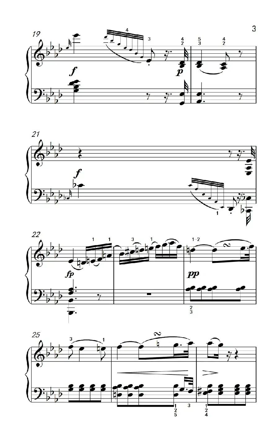 奏鸣曲 Opus 10 Nr.1 第二乐章（贝多芬奏鸣曲集 2）