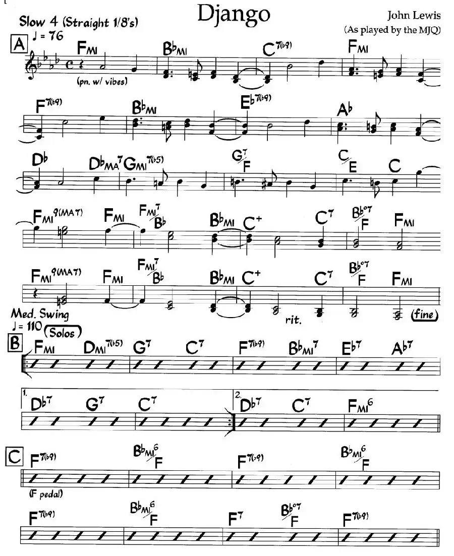 Django(爵士钢琴曲)