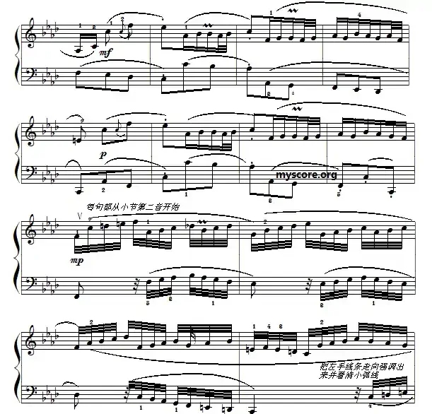 巴赫初级钢琴曲之二十八：序曲