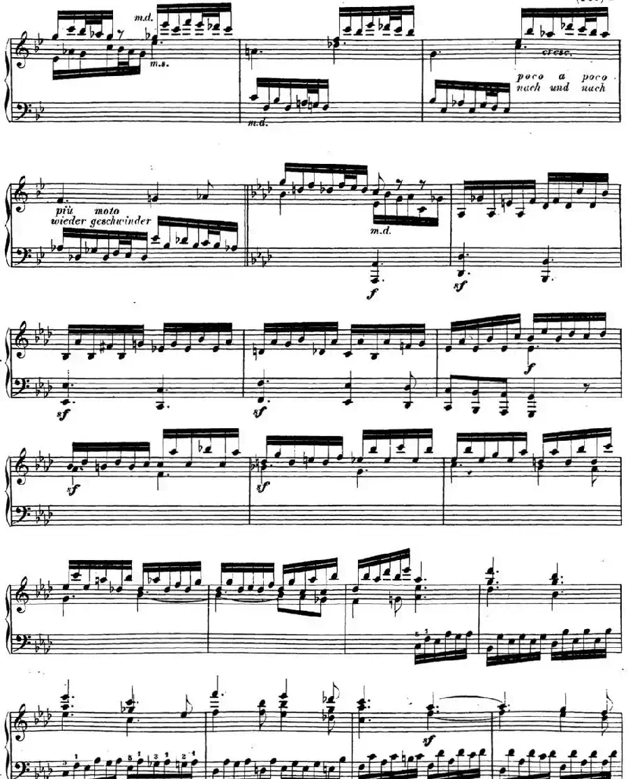 贝多芬钢琴奏鸣曲31 降A大调 Op.110 A-flat major