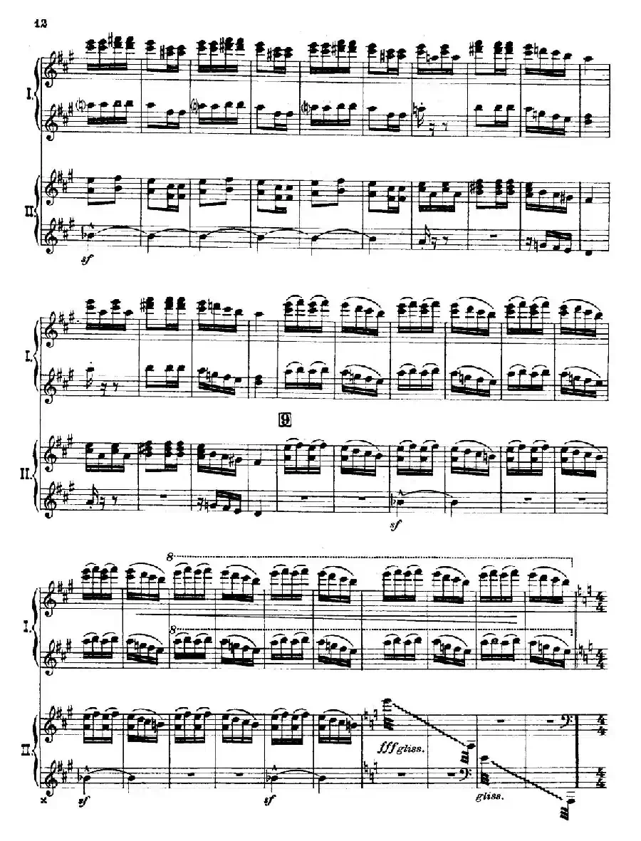 The Pines of Rome（交响诗《罗马的松树》·双钢琴）（第一部分：博尔盖塞别墅的松树）