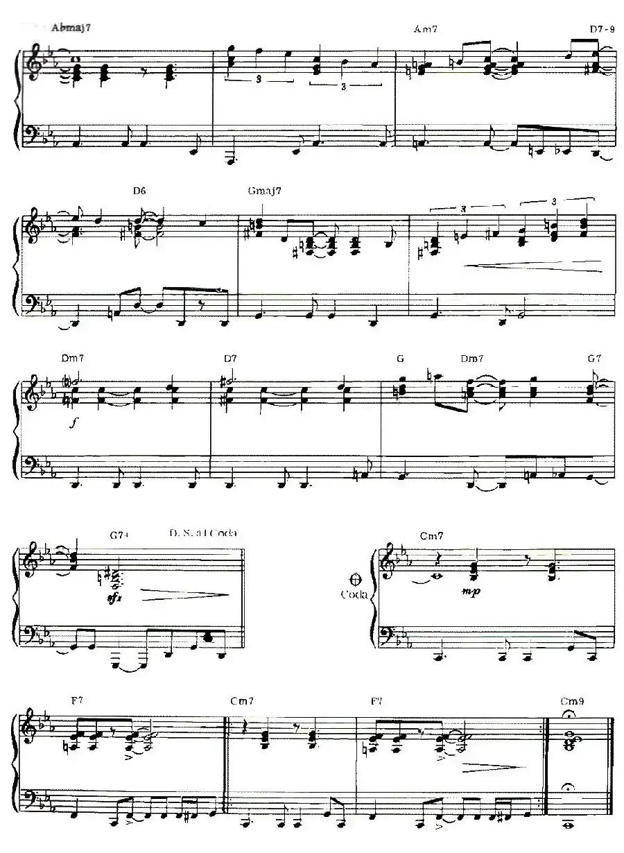 100首欧美流行歌曲钢琴独奏：THIS MASQUERADE