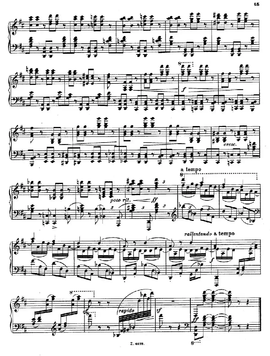 Charakterskizzen Op.40（个性素描 4. 万花筒 Kaleidoskop）