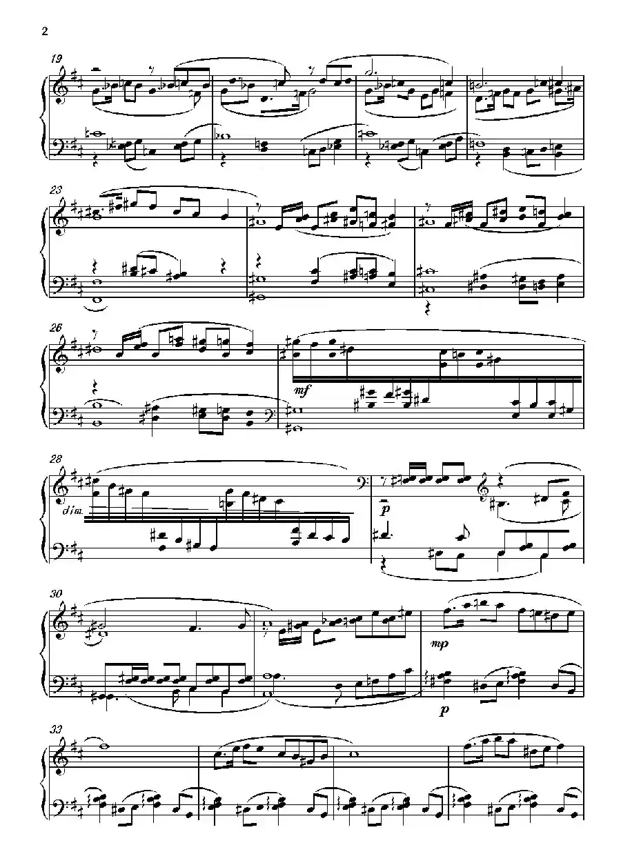 第4钢琴奏鸣曲PianoSonataNo.4（第2乐章“眠”）