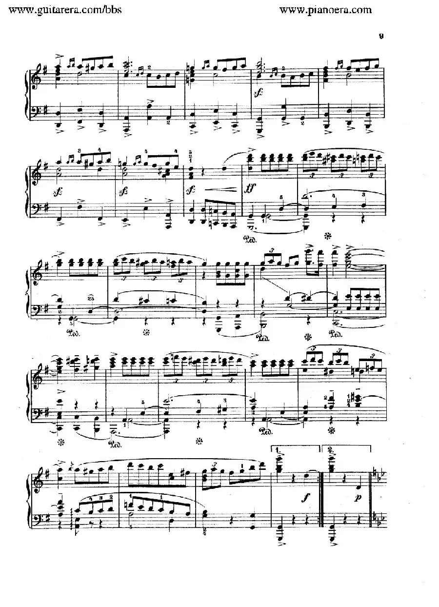 Spanish Dances Op.12（西班牙舞曲·钢琴独奏版）