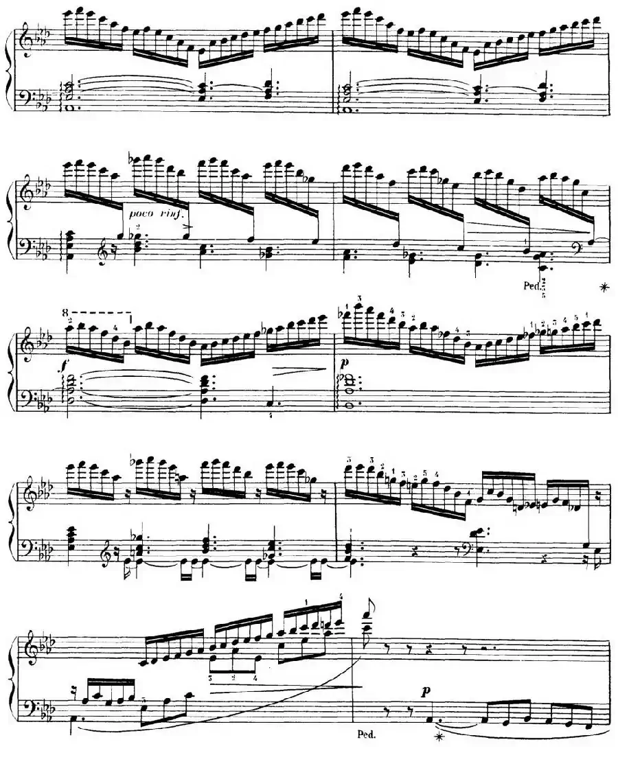 15 Etudes de Virtuosité Op.72 No.11（十五首钢琴练习曲之十一）