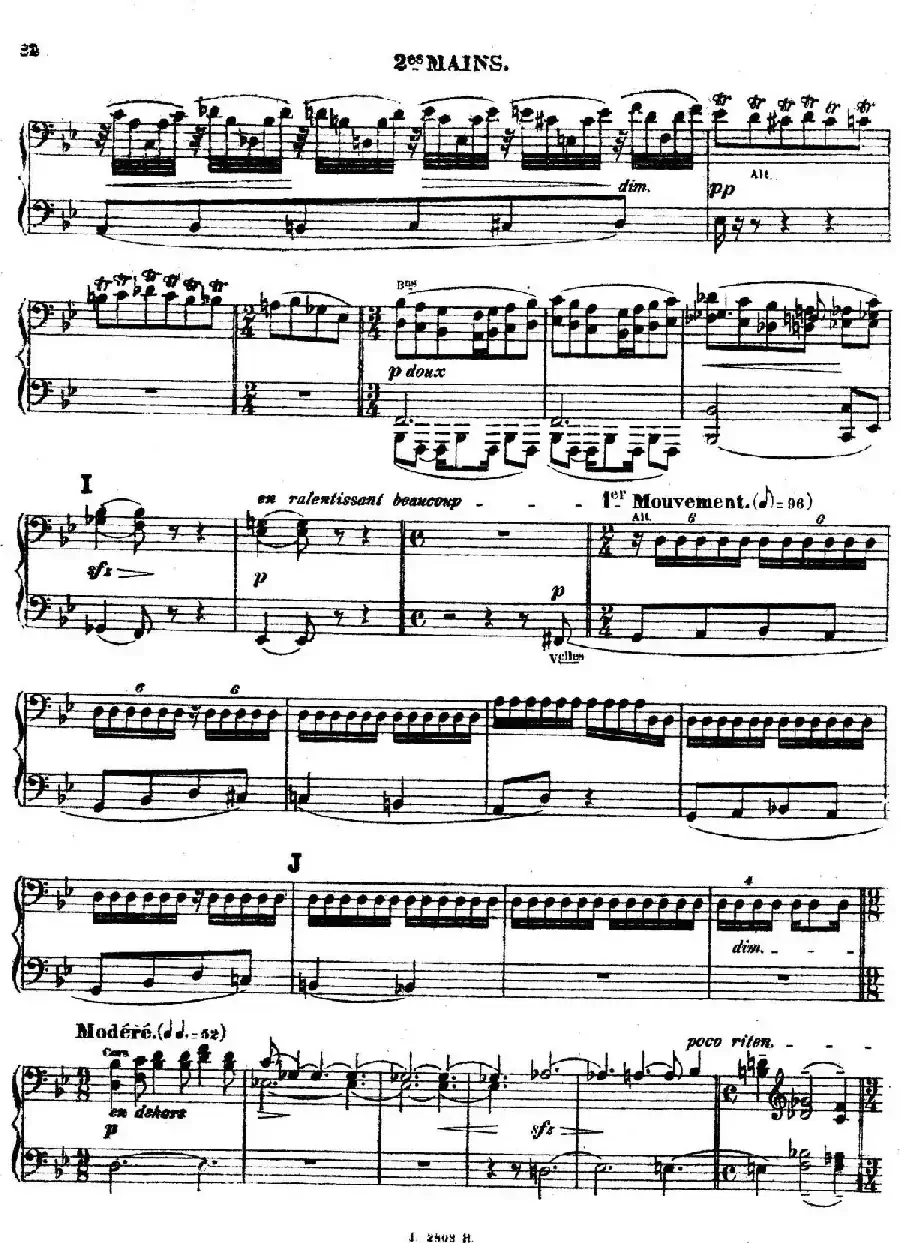 Symphony on a French Mountain Air Op.25（法国山歌交响曲·双钢琴·Ⅱ）