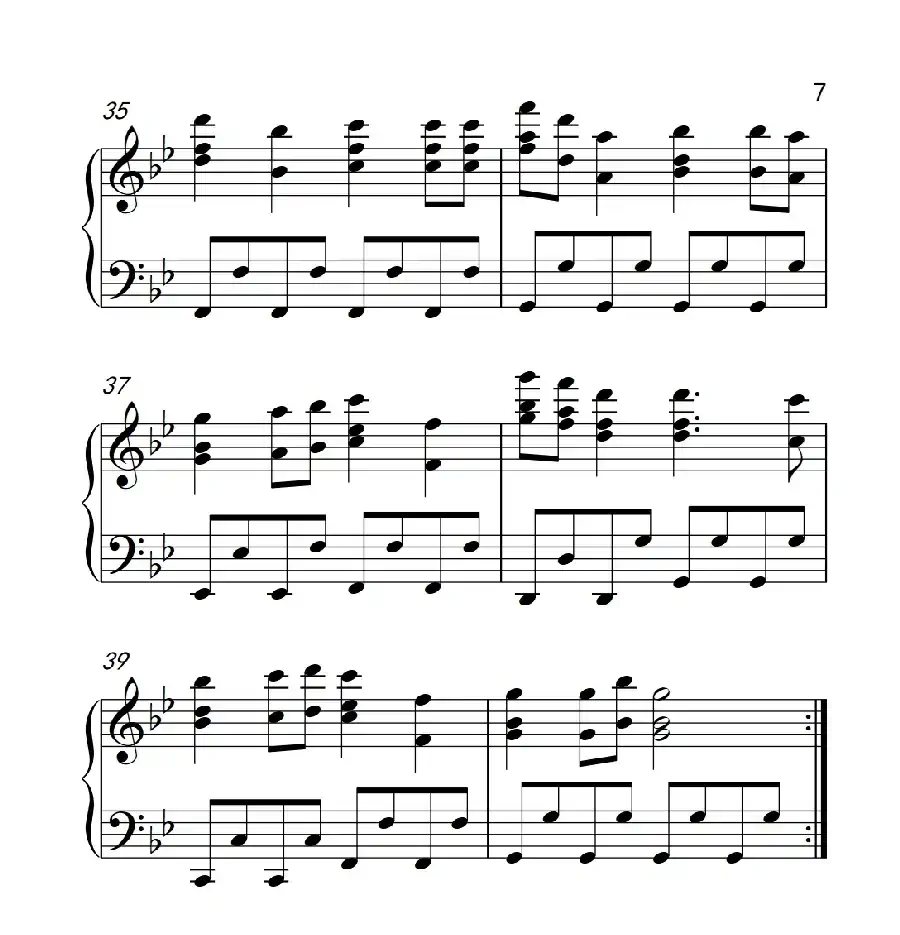 小苹果(《弹吧音教》制谱版)