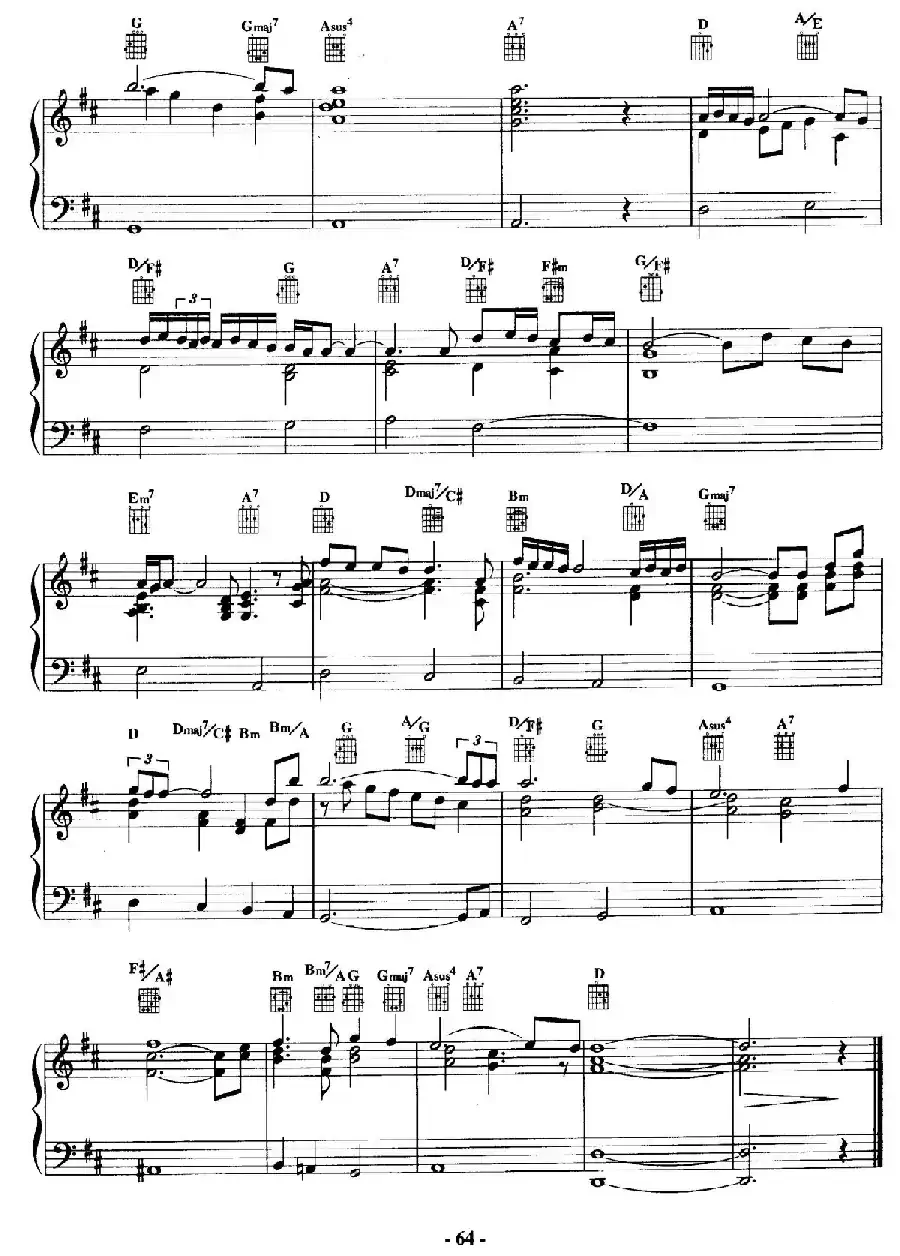 电影配乐大师莫瑞康最佳20首钢琴谱（Best of Ennio Morricone·19）