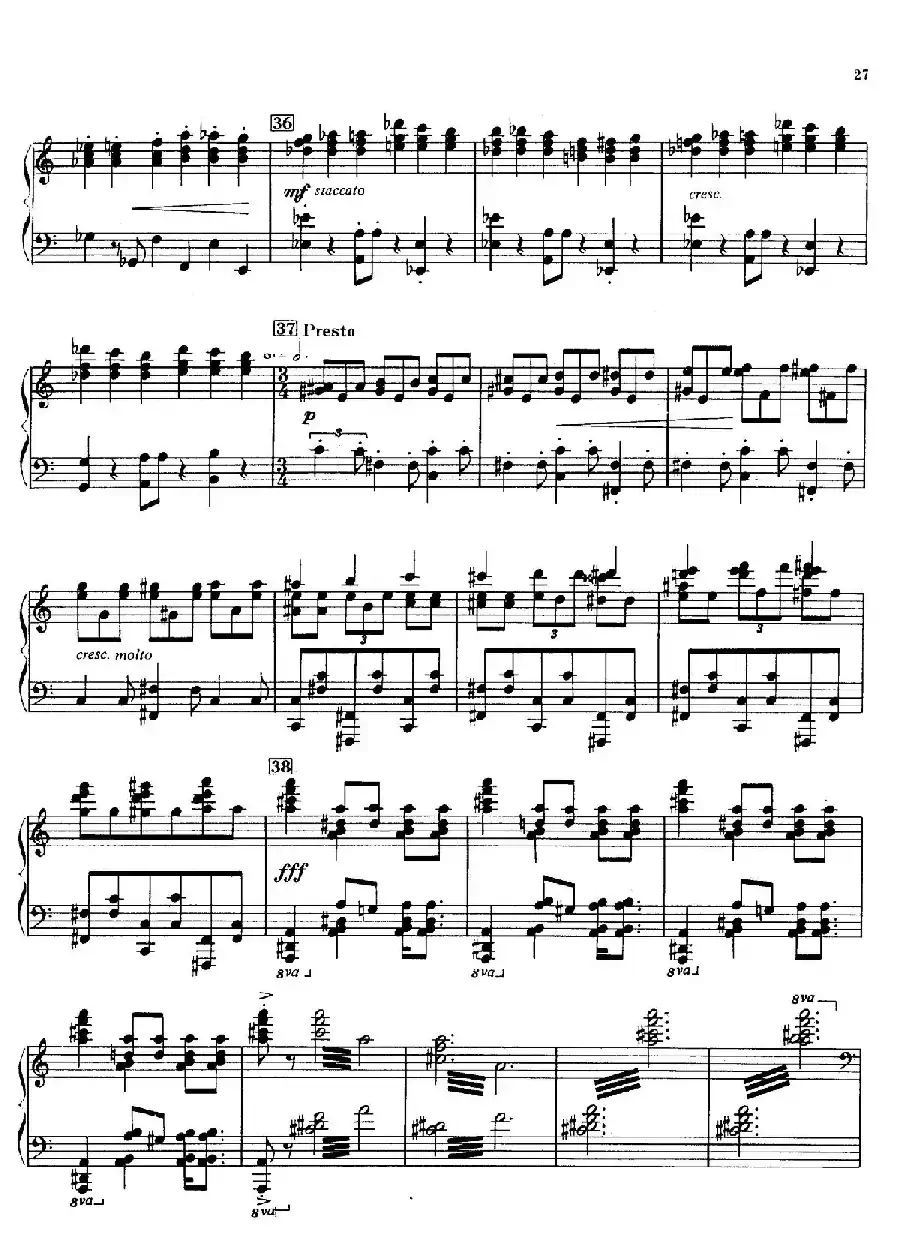 火鸟组曲 Firebird Suite（拉夫林改编钢琴独奏版）