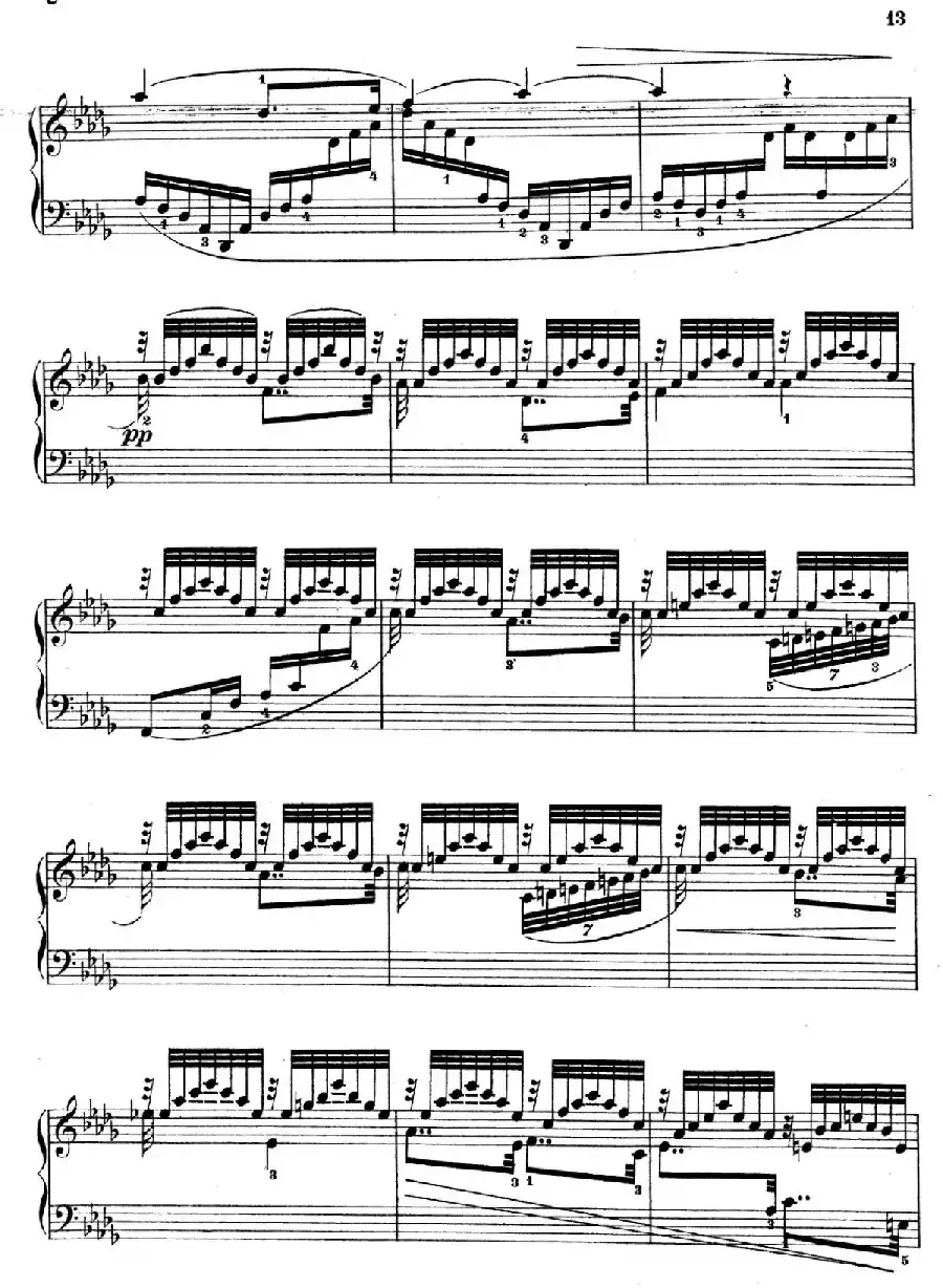 Six Pieces Op.32（6首小品·3. 春之声）
