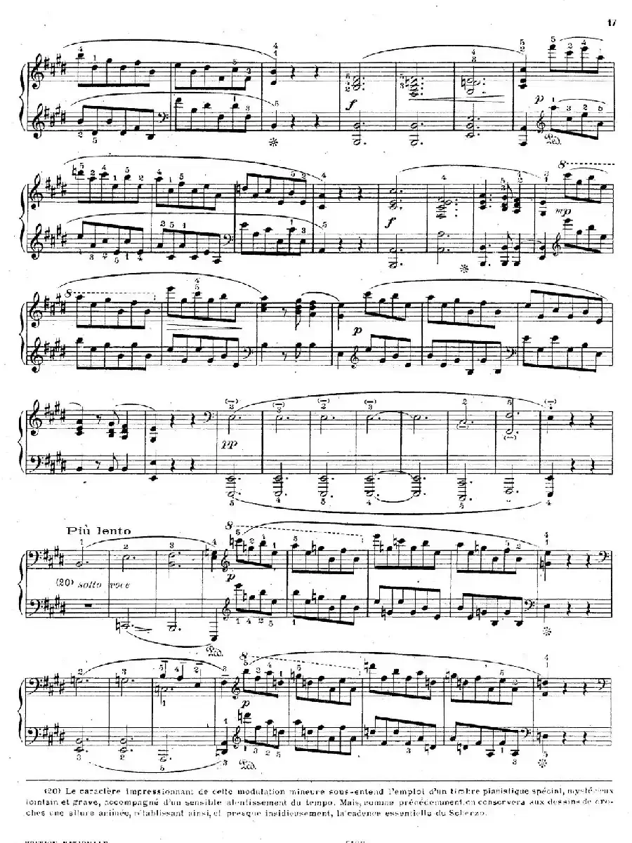 Scherzo no.3 in c-Sharp Minor Op.39（升c小调第三谐谑曲）