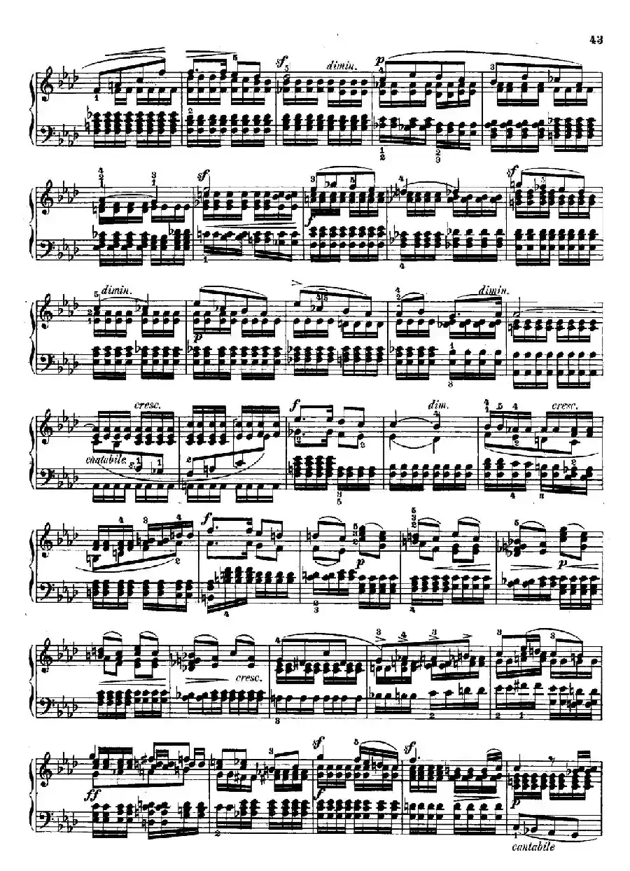 6 Preludes and Fugues Op.35（6首前奏曲与赋格·5）