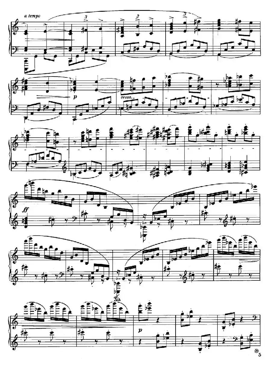 Four Rhapsodies Op.11（4首狂想曲·Ⅲ）