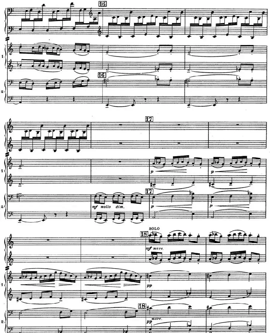 Nights in the Gardens of Spain 西班牙花园之夜 双钢琴版（Ⅱ-Danza lejana）